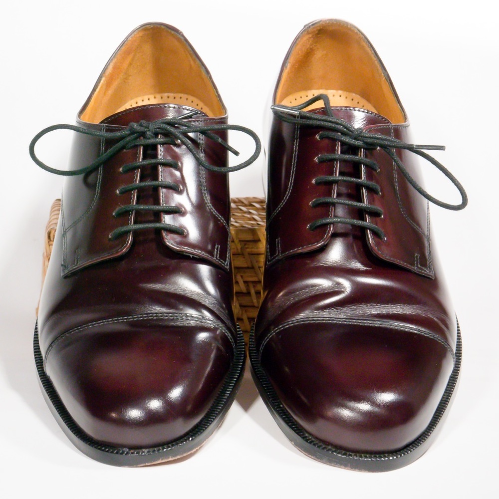 Cole Haan Caldwell Captoe burgundy oxfords 10.5 D